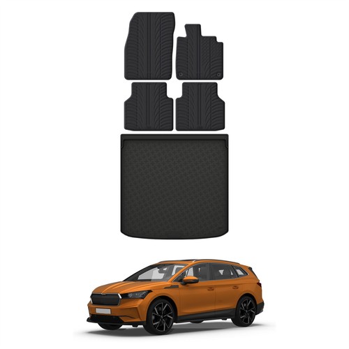 Travall rubber car mats boot - rubber, &