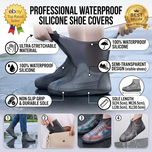 Silicone waterproof shoe - silicone,